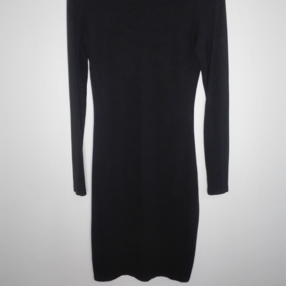 zara long sleeve midi low turtleneck dress - Picture 2 of 6